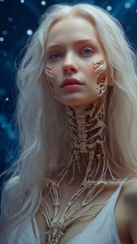 Abstract Blonde Woman