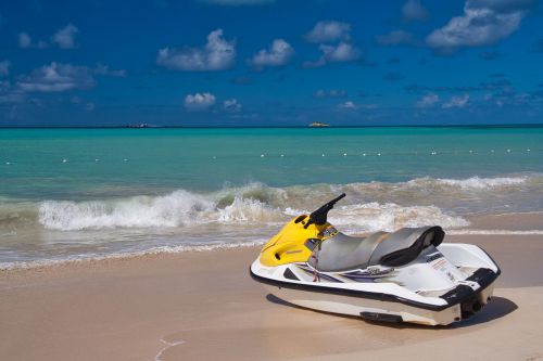 Antigua - Runaway Beach - Jet Ski