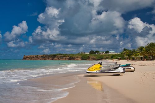 Antigua - Runaway Beach - Jet Skis