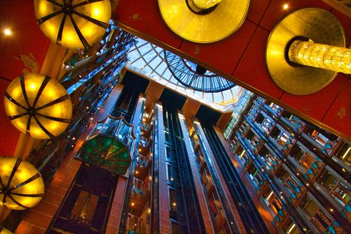 Cruise Ship - Costa Atlantica - Atrium