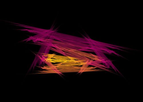 Digital Art - Pink Yellow