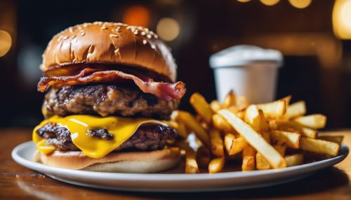 Double Cheeseburger with Bacon