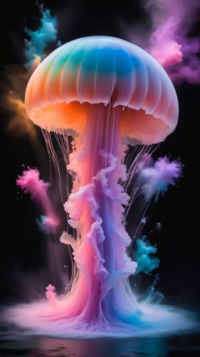 Neon Jellyfish