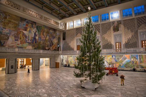 Norwegen - Oslo - Historisches Rathaus - Empfangshalle