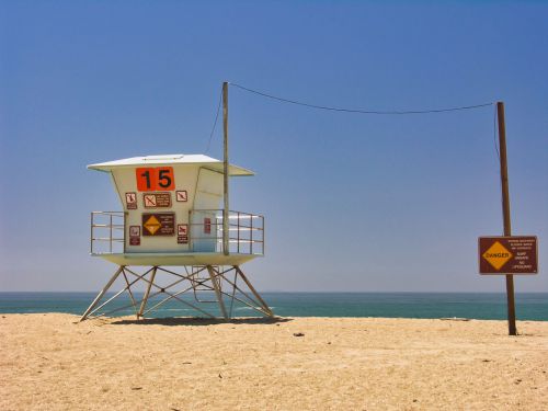 USA - Cafifornia - Outlook Tower on the Beach