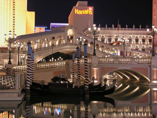 USA - Nevada - Las Vegas - Hotel The Venetian at Night