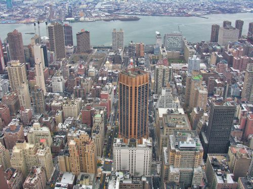USA - New York - Manhattan - Aerial view from the top of the Empire State Building