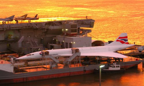USA - New York - Manhattan - Concorde at Sunset