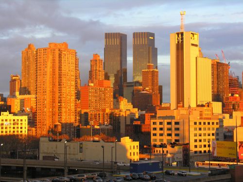 USA - New York - Manhattan Sunset Skyline