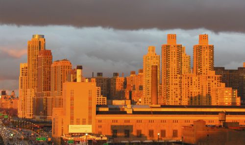 USA - New York - Manhattan Sunset Skyline