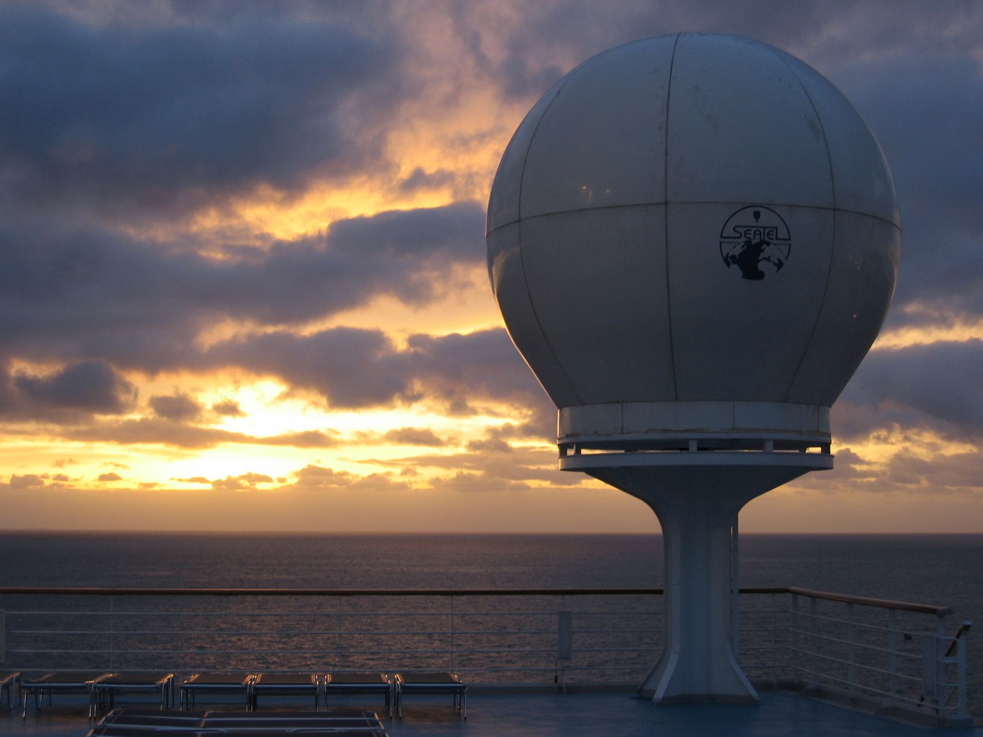Cruise Ship - Costa Fortuna - Sunset