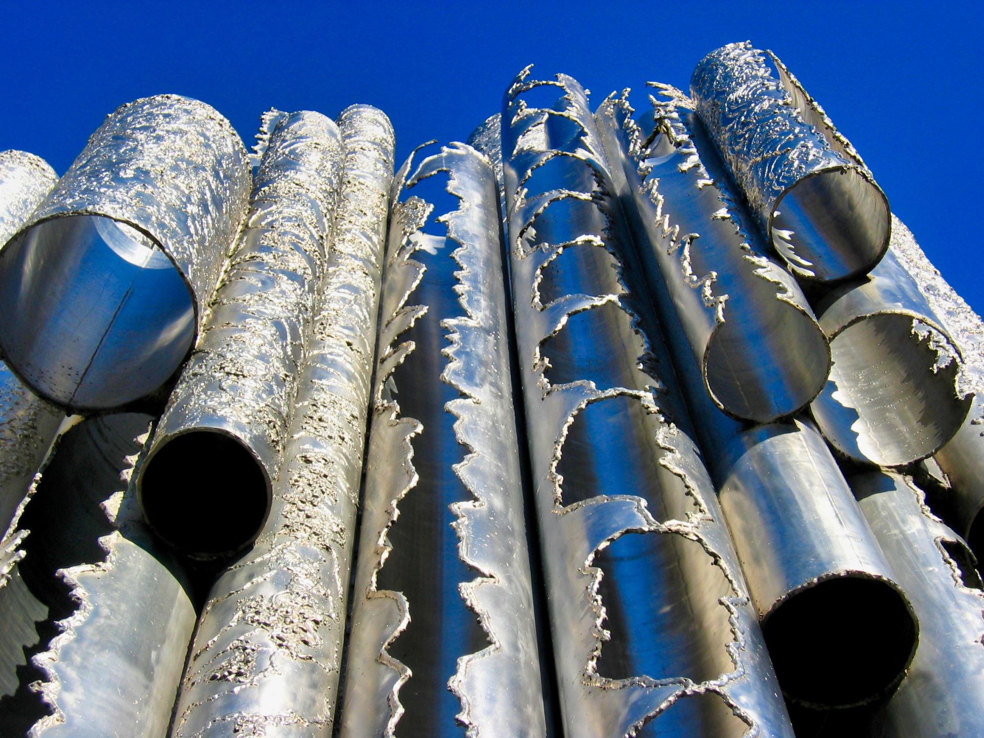 Europe - Finland - Helsinki - Sibelius Monument Sculpture