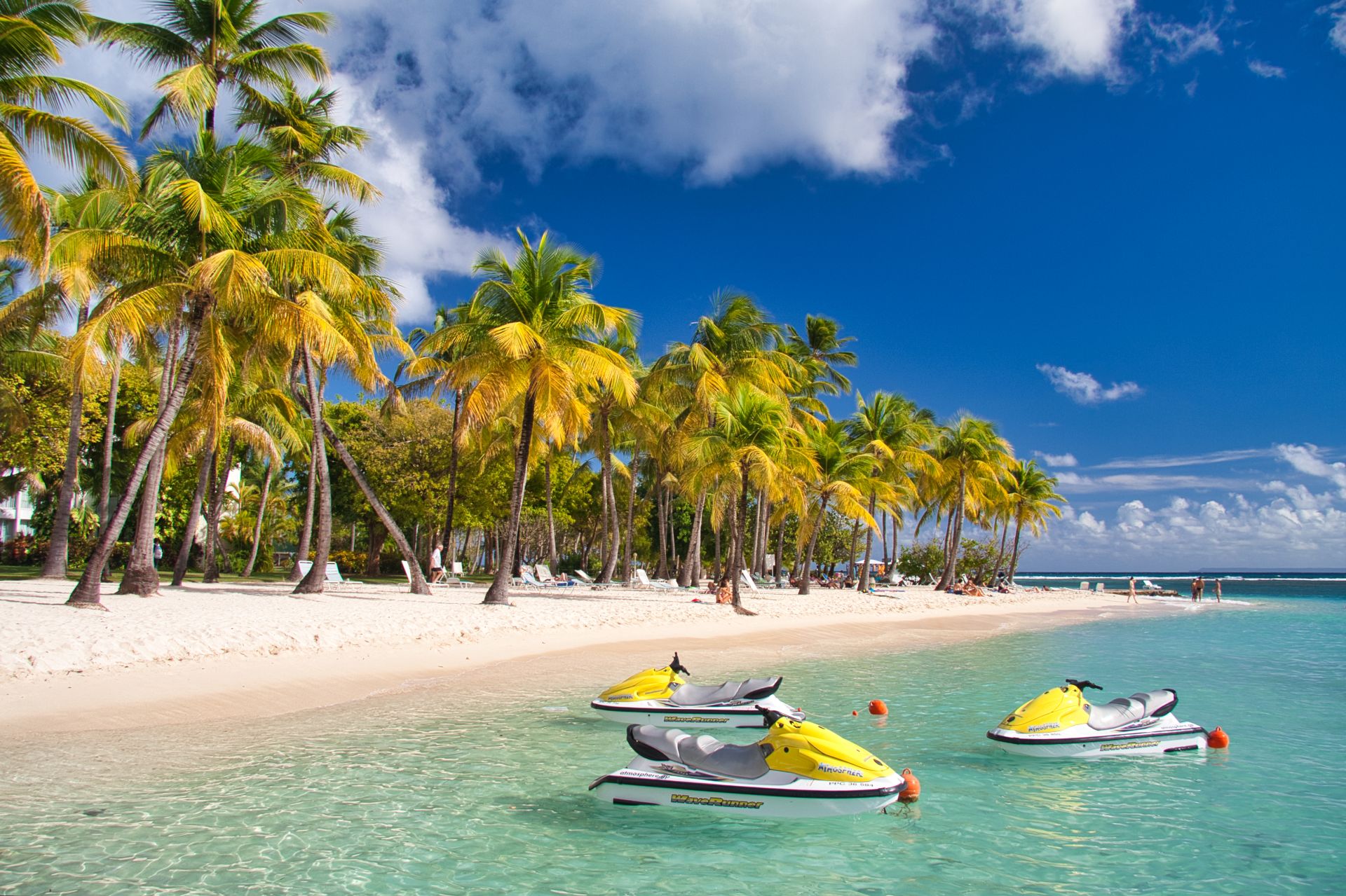Guadeloupe - Sainte Anne - Beach - Plage de la Caravelle - Jet Skis