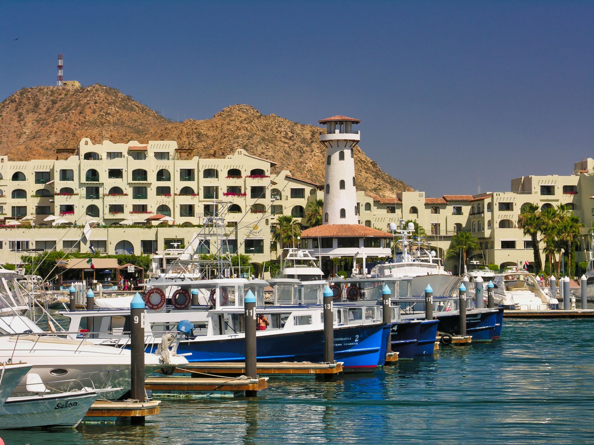Mexico - Cabo San Lucas - Marina and Lighthouse