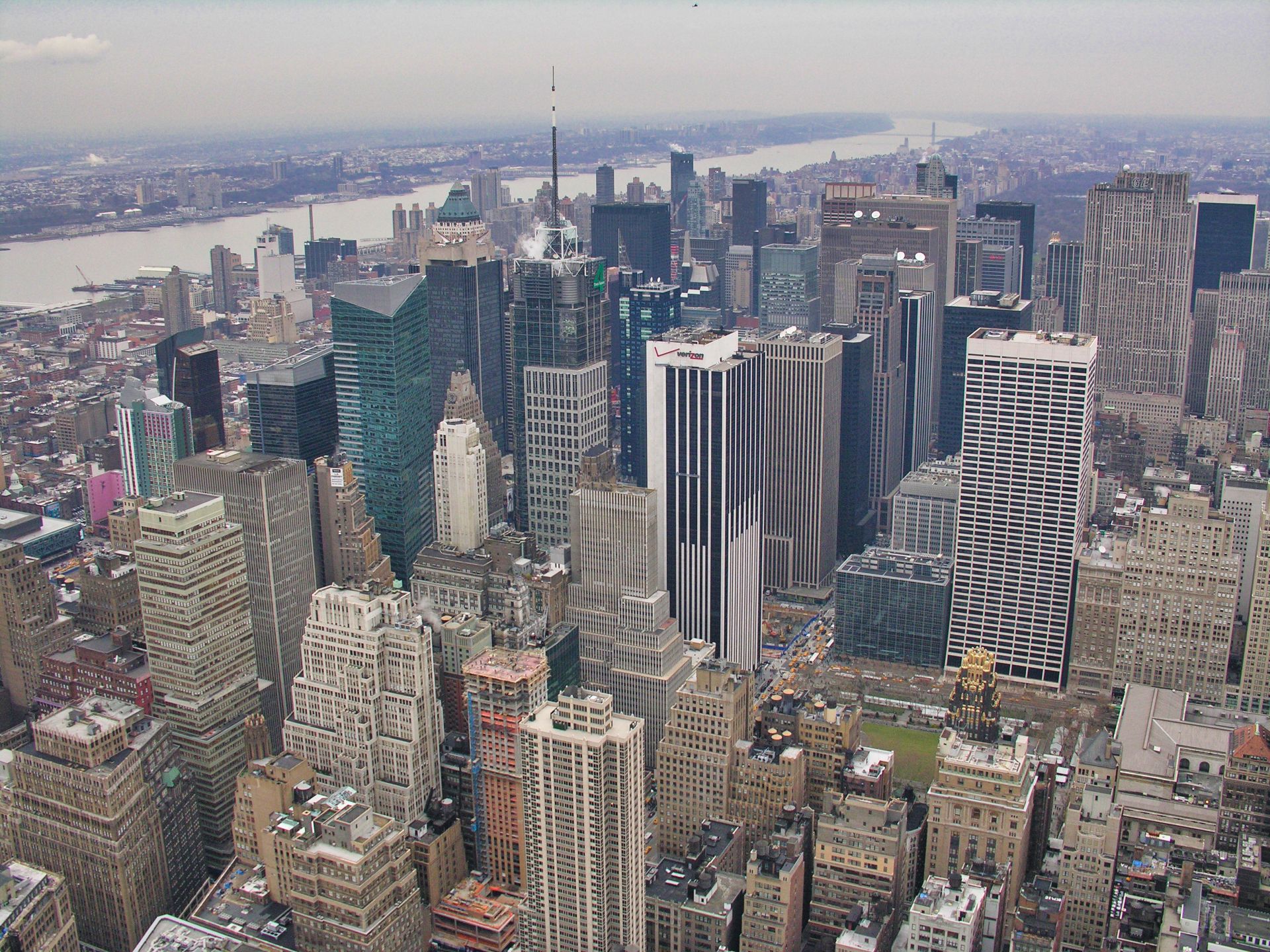 USA - New York - Manhattan - Aerial view from the top of the Empire State Building